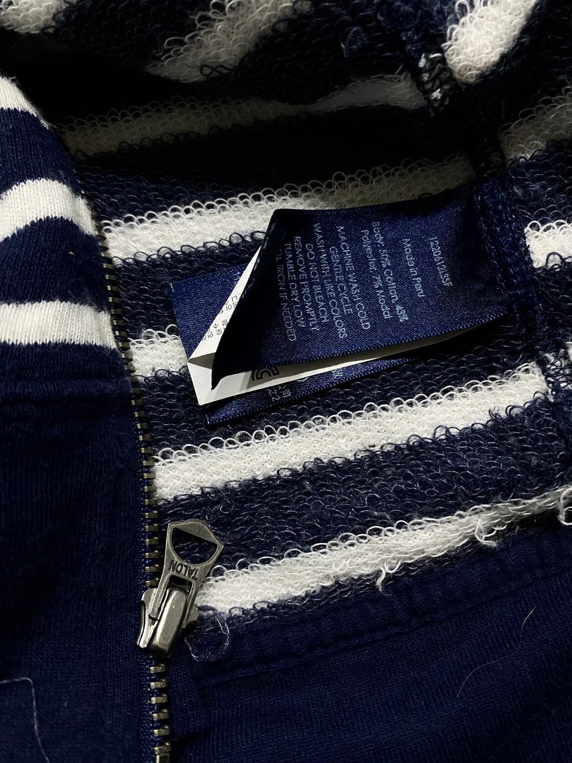 [RALPH LAUREN]2000s Mood Stripe Hoodie Z 상품이미지8