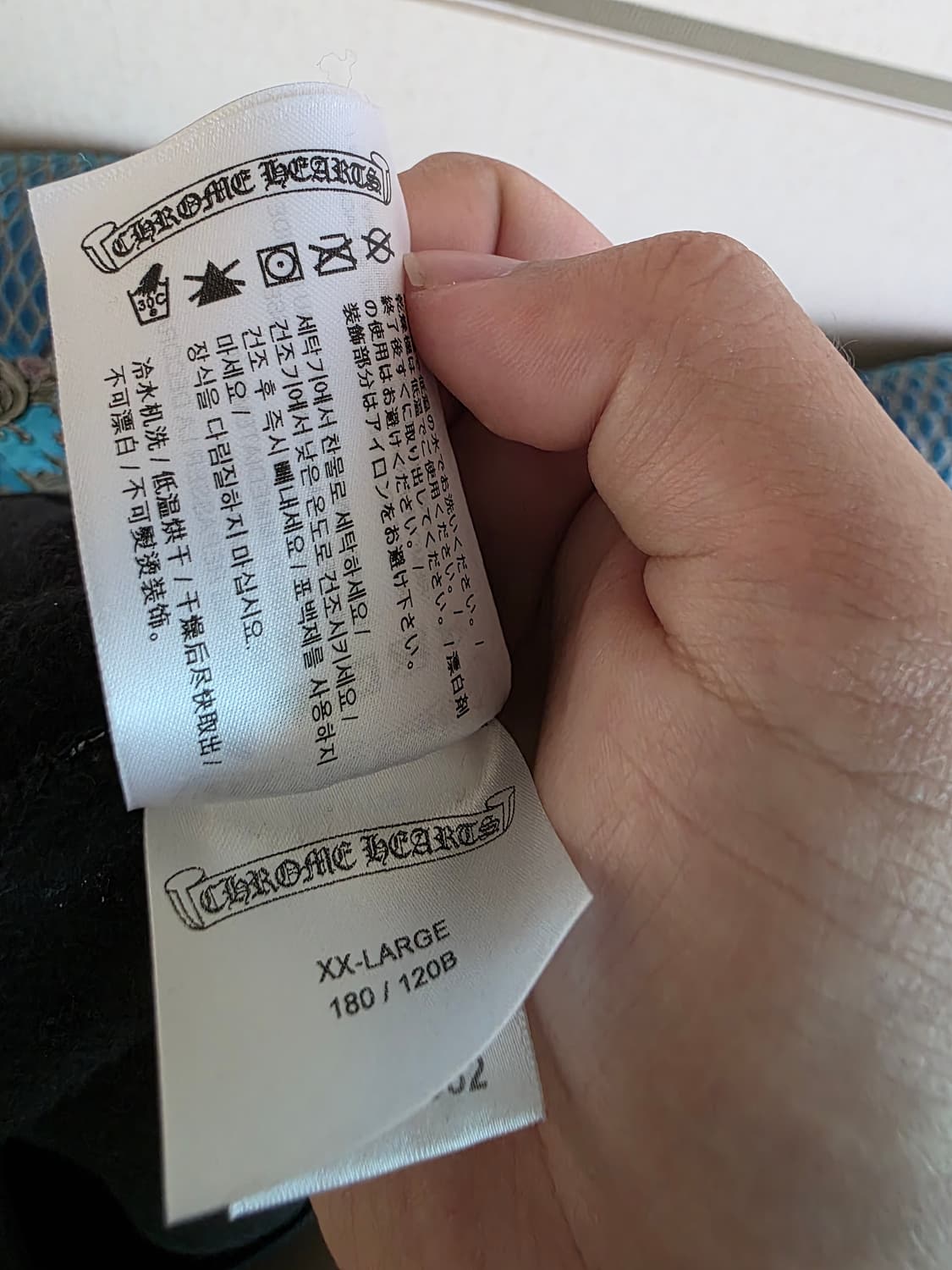 [xxl,새상품급]크롬하츠 스텐실 후드티 상품이미지10