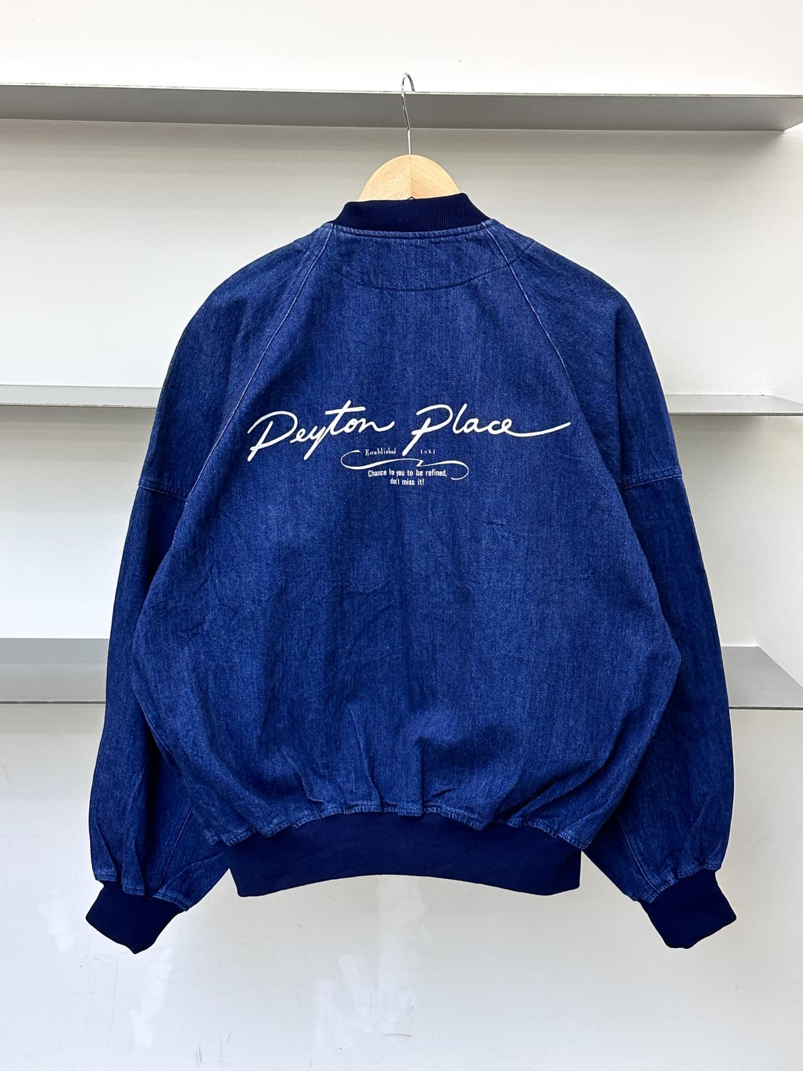 PPFM 90s 데님 봄버 자켓 상품이미지3