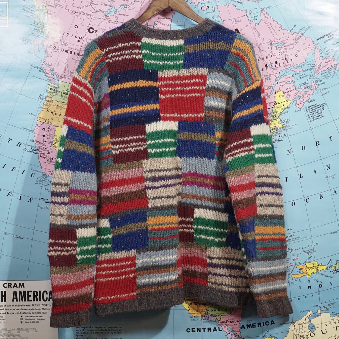 1990s J Crew 패치워크 니트 상품이미지6
