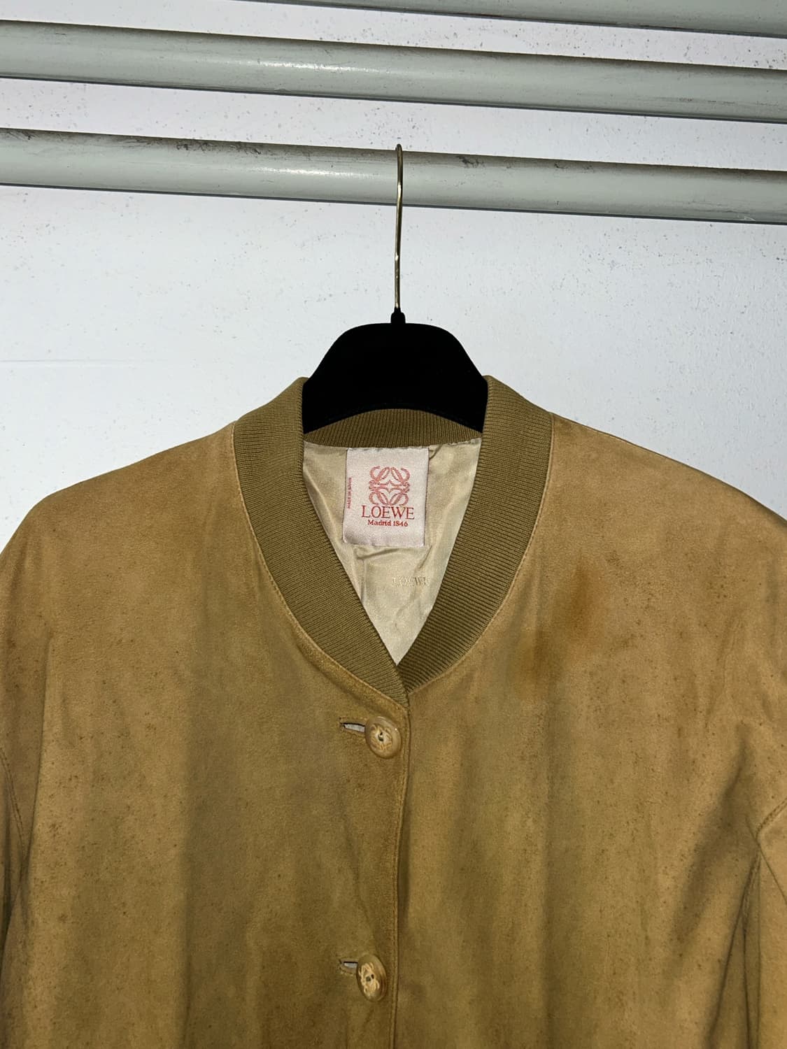 LOEWE  Suede Bomber Jacket 상품이미지3