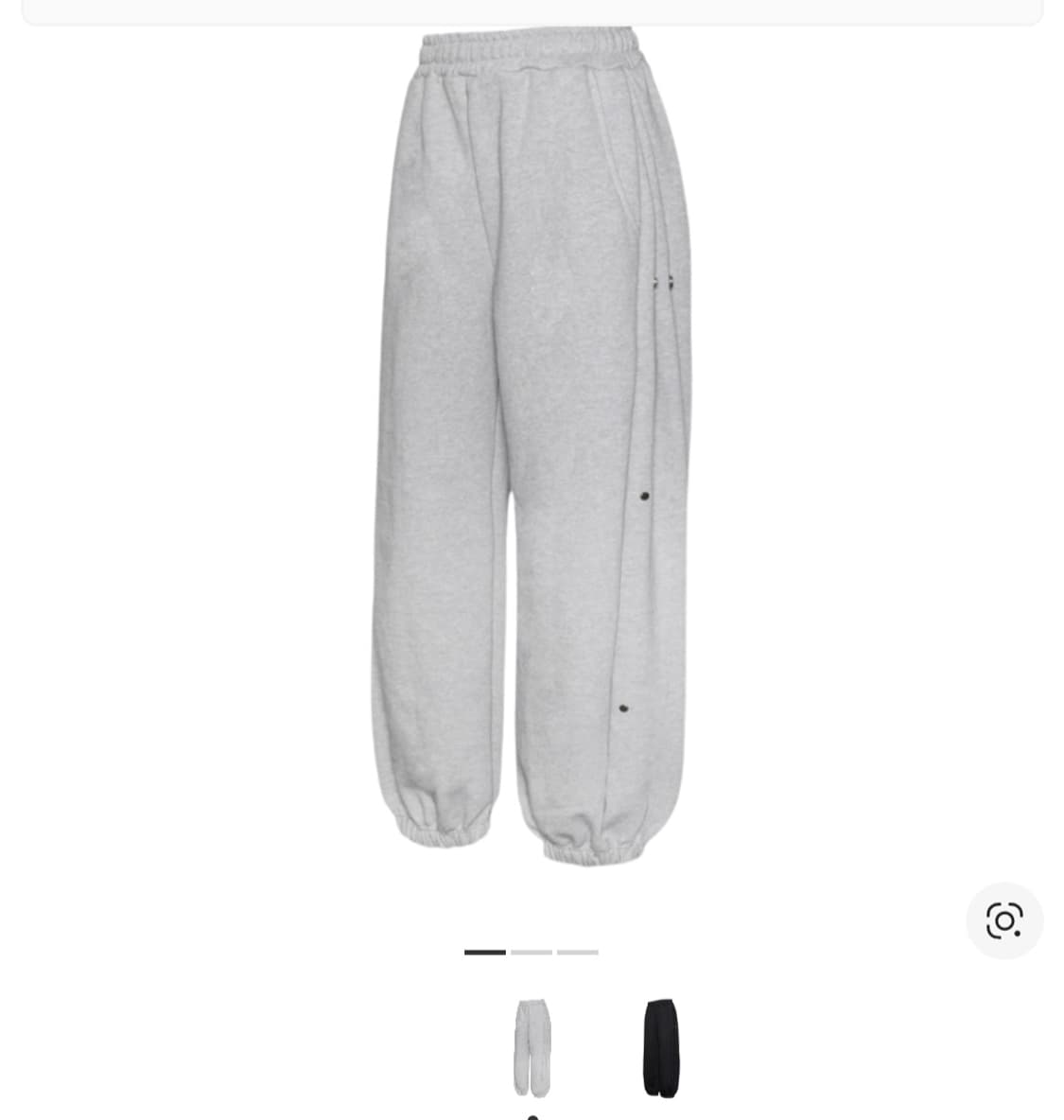 mjd 사이드 스냅 와이드 스웨트 팬츠 L 사이즈 상품이미지1