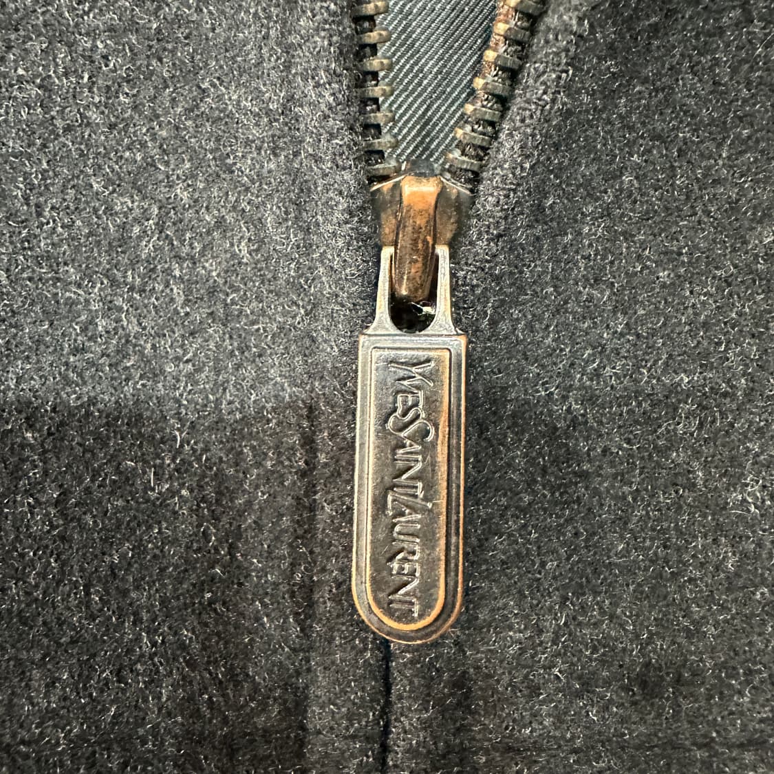 YSL 입생로랑 모직 블루종 자켓 L 상품이미지5