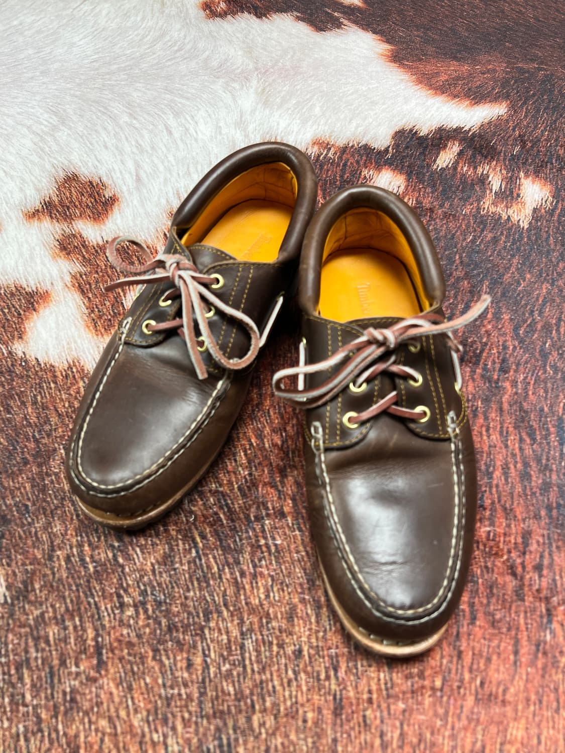 Timberland 팀버랜드 3-Eye 클래식 보트 슈즈 브라운 260 상품이미지4