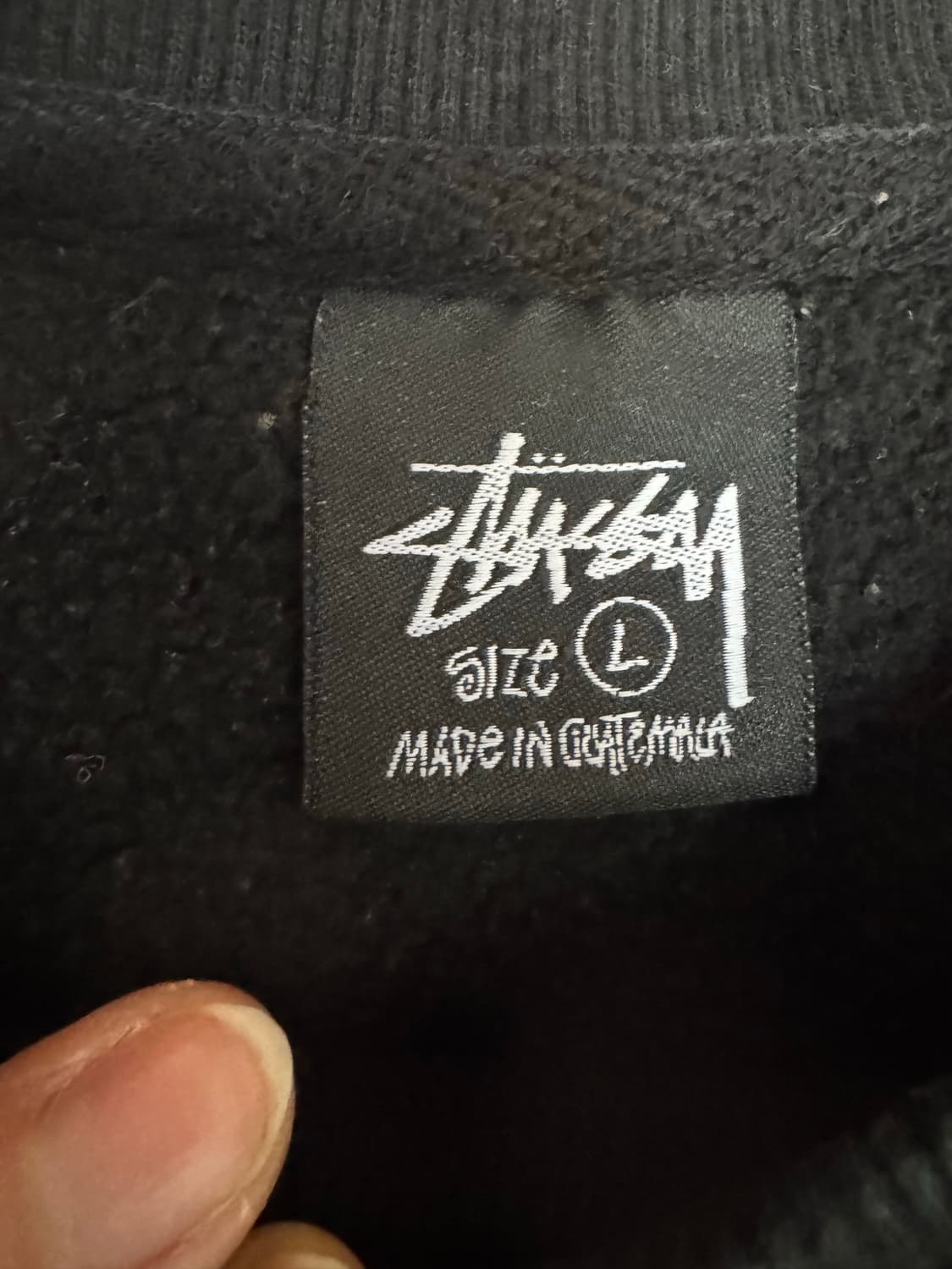  스투시 빅로고 크루넥 스웻셔츠 상품이미지4