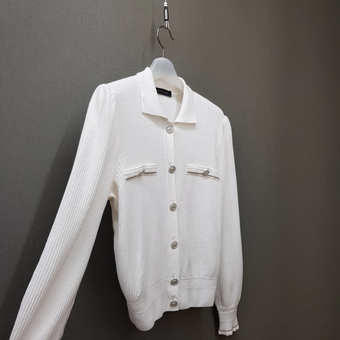 미샤 MICHAA 2021 카라 니트 가디건 91사이즈 상품이미지3