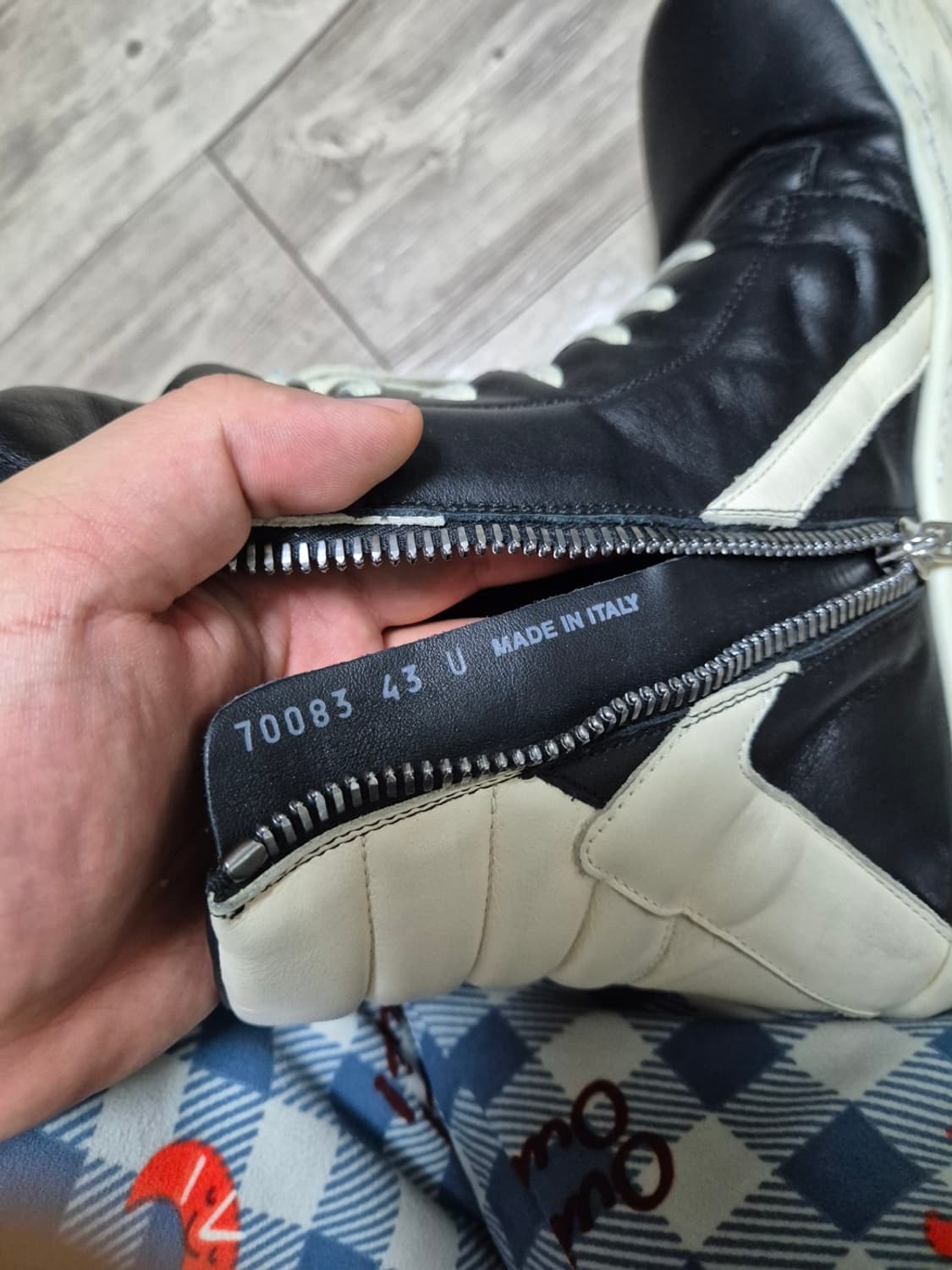 릭오웬스 지오바스켓 25fw 하이 팝니다 상품이미지8