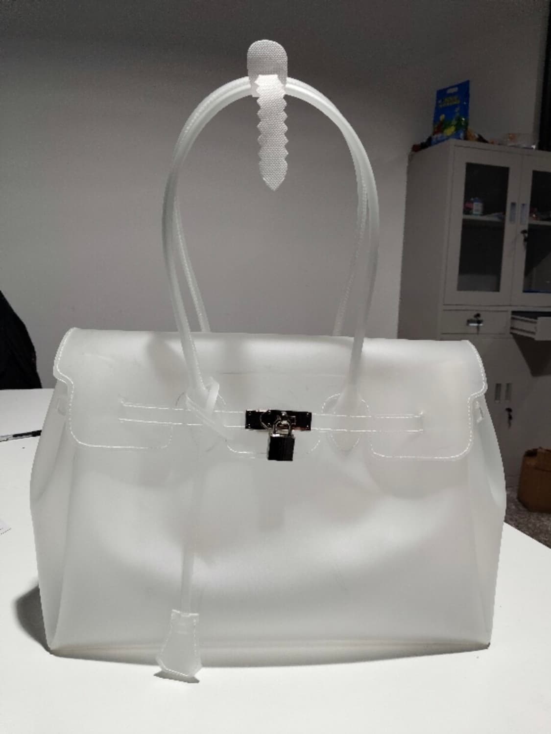 젤리벌킨백 젤리버킨백 젤리 키키 버킨백 실리콘 숄더백 상품이미지4