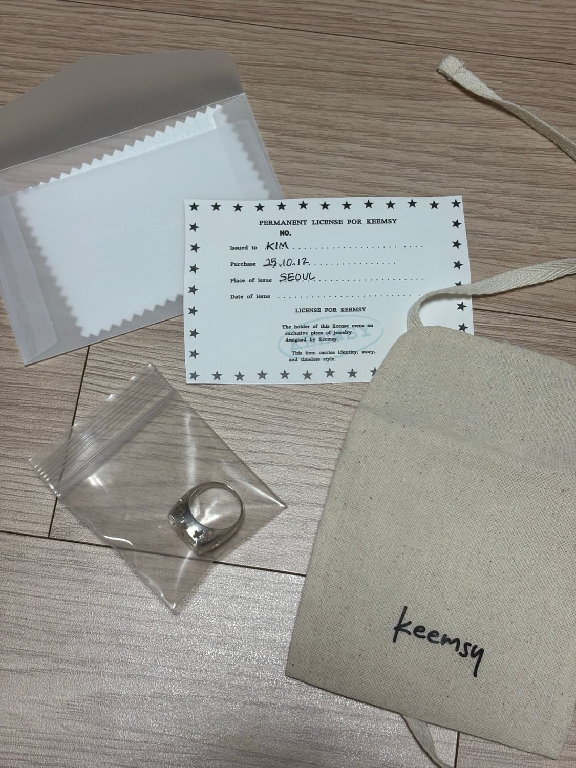 Keemsy Holley cross ring 10호 상품이미지3