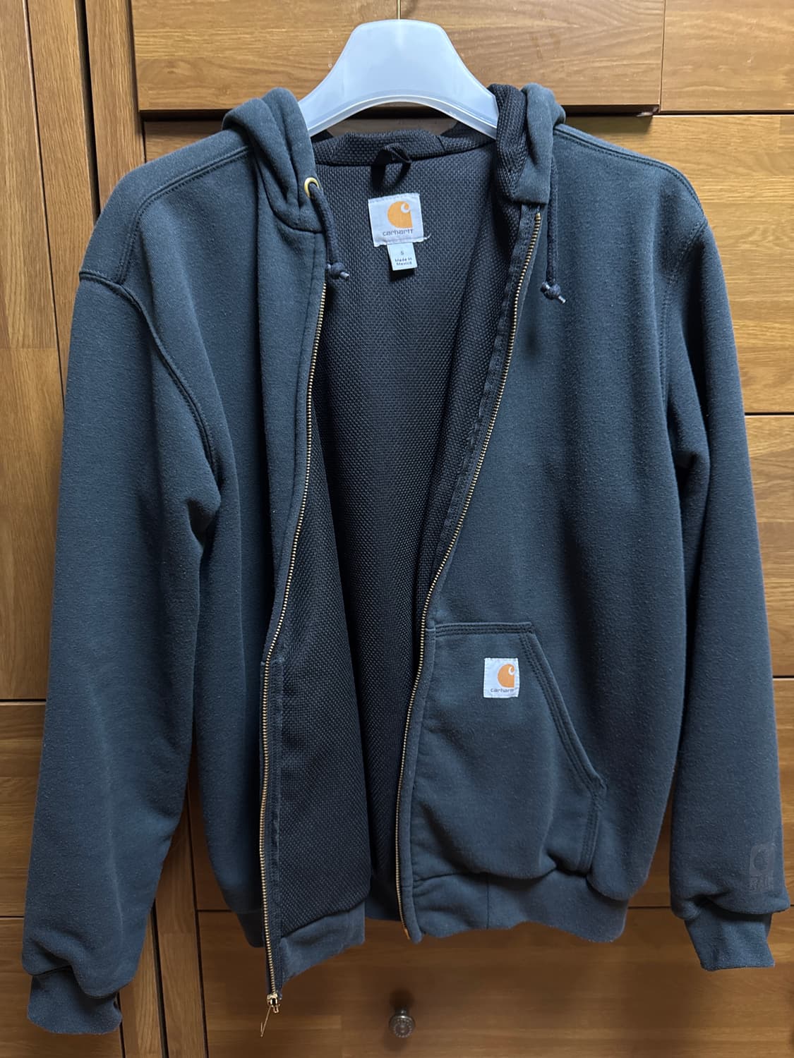 칼하트 써멀 후드집업 블랙S 상품이미지1