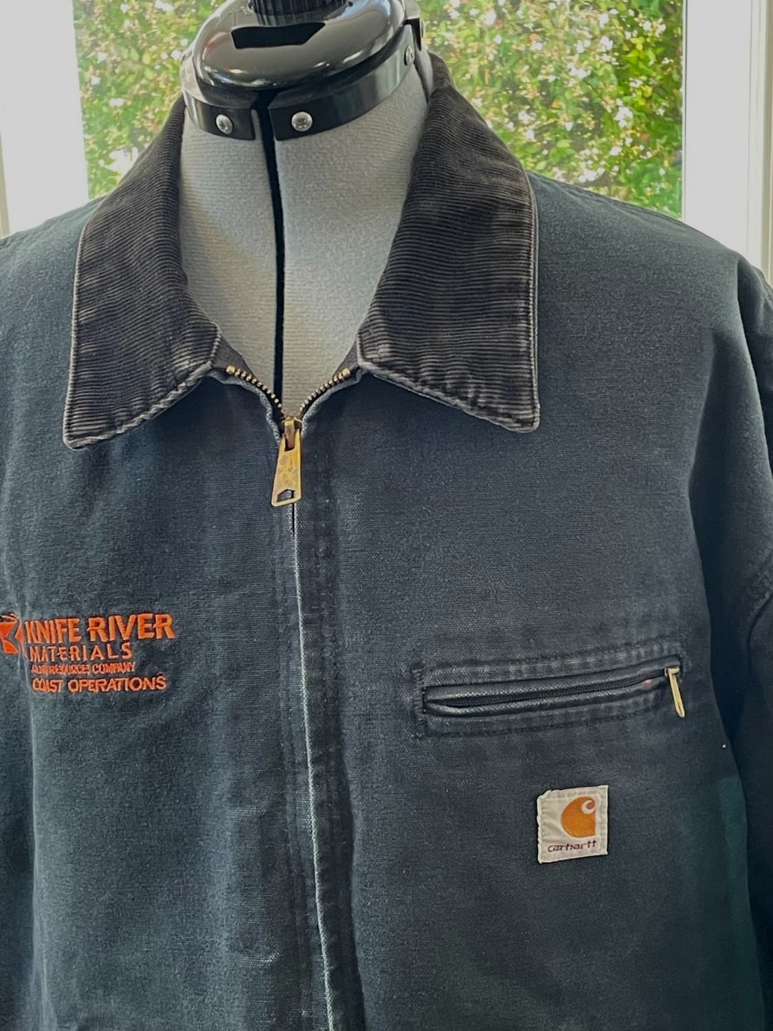 칼하트 J01 디트로이트 커스텀 자켓 블랙 상품이미지2