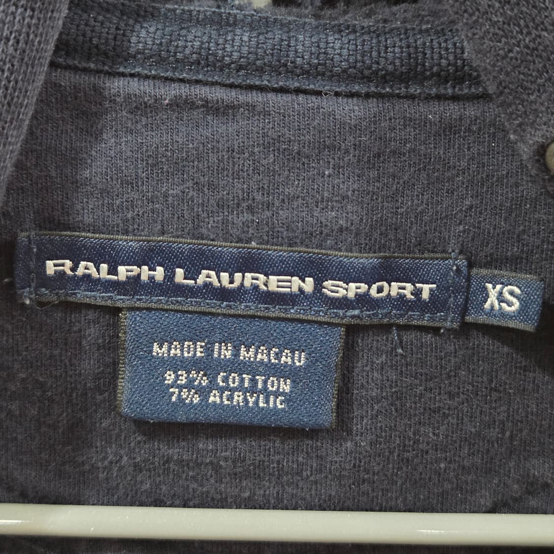 폴로랄프로렌 스포츠 우먼 기모 후드집업 XS 상품이미지3