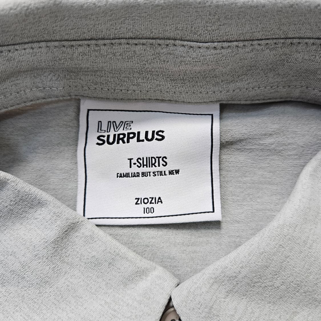 100 지오지아 카라 반팔 티셔츠  0305Y 상품이미지3