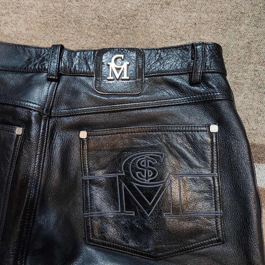 타임세일)캐시머니 헤비 소가죽 팬츠 34 상품이미지5