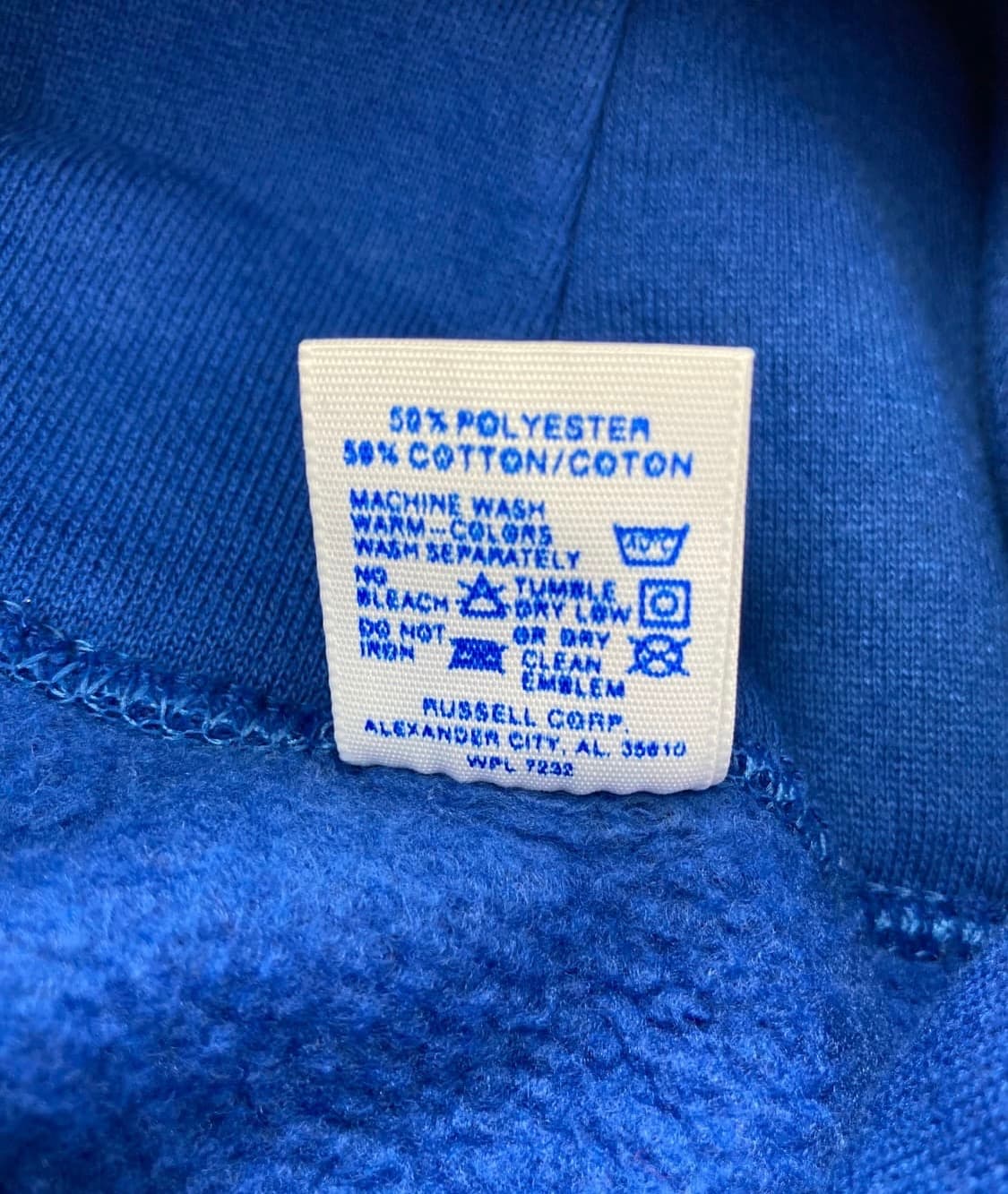 러셀80s 딥블루 후디 상품이미지3