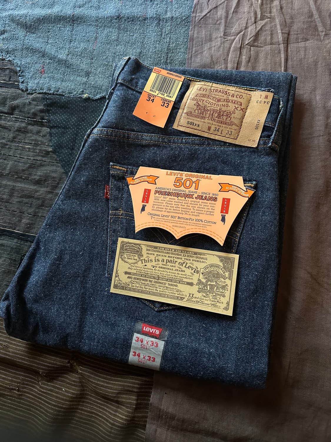 Dead Stock Levis 501XX Denim Pants 상품이미지2