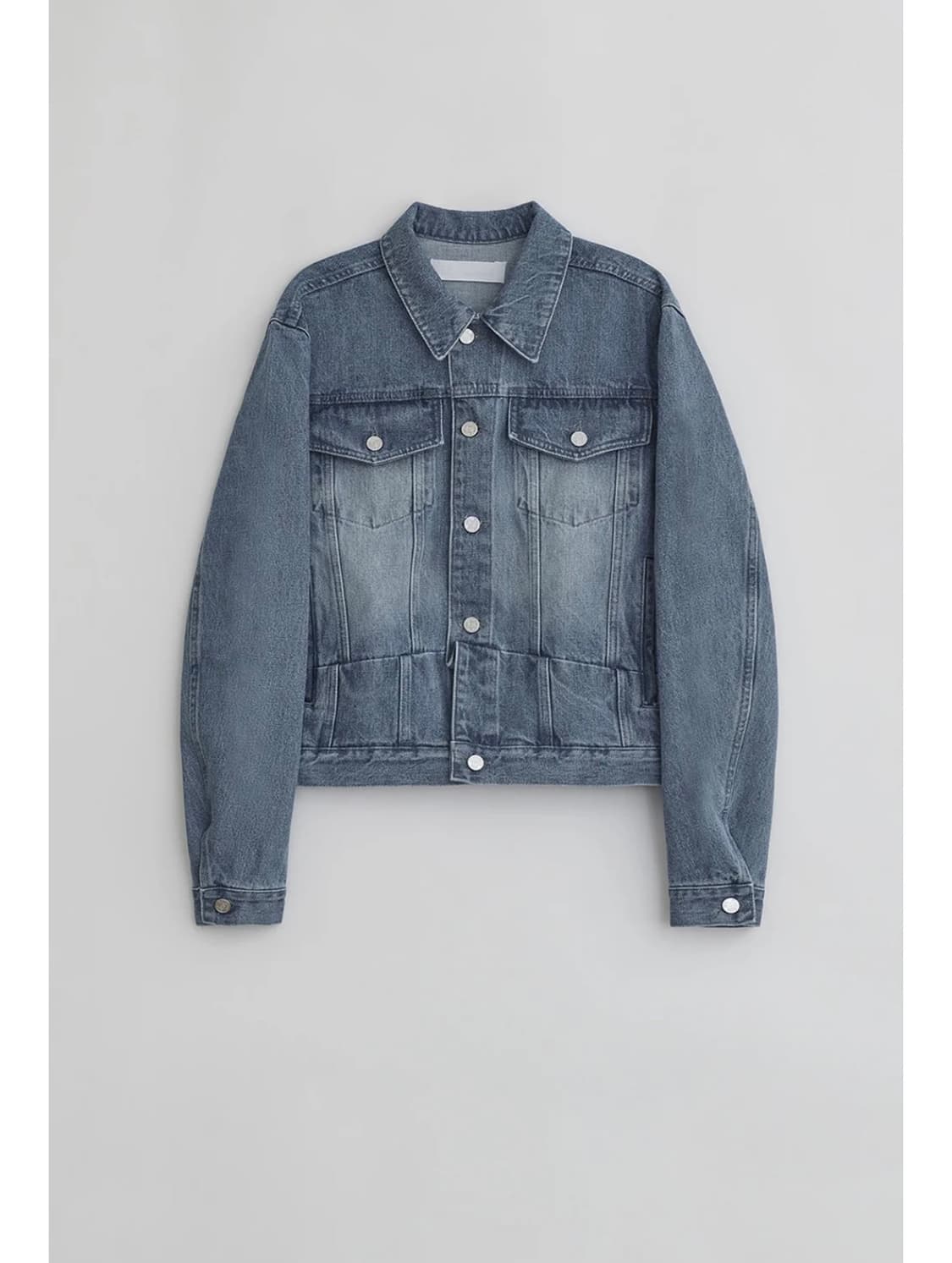 EE DIAGONAL CUT DENIM JACKET (s) 상품이미지1