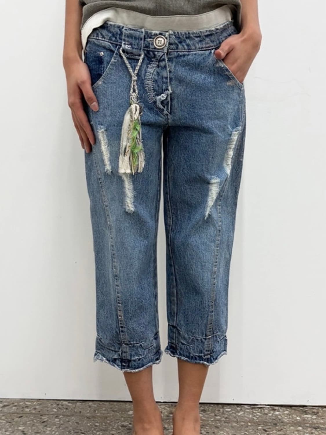 The Grotesque 빈티지 카프리 팬츠 상품이미지2