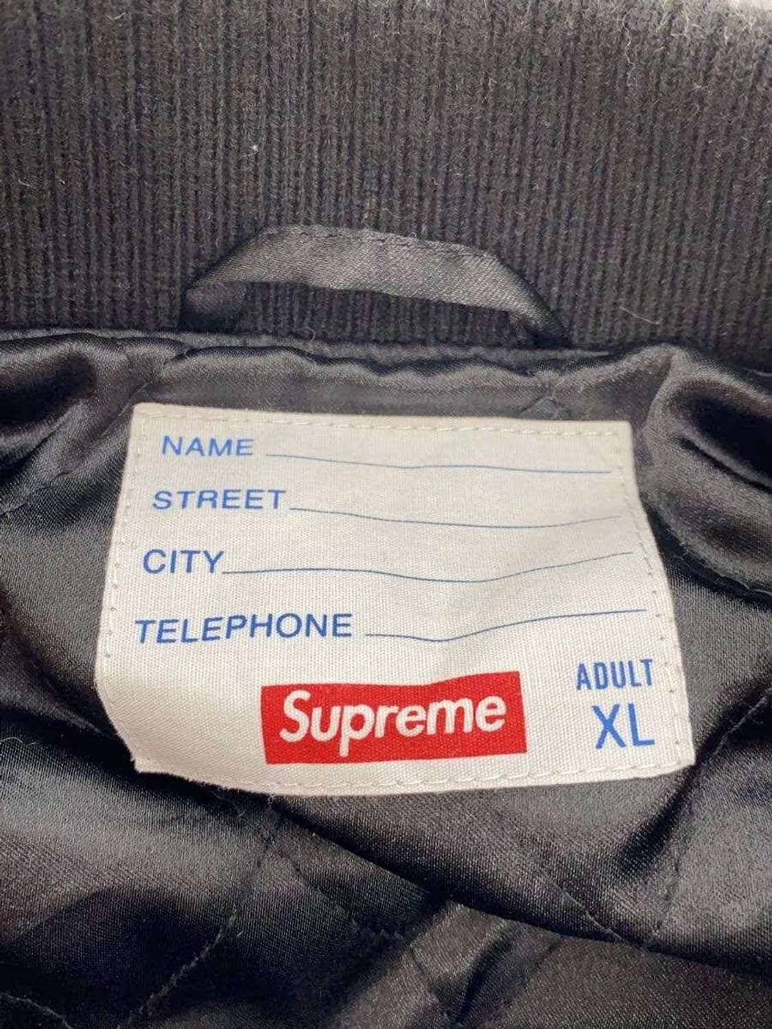 Supreme Support Unit Varsity Jacket Blac 상품이미지4