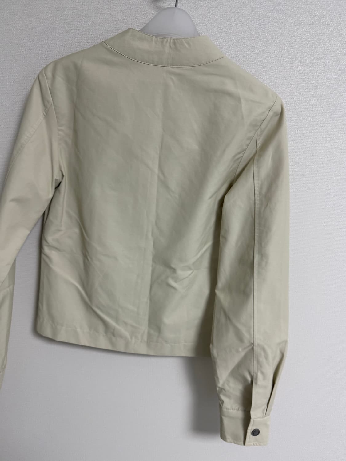 카키포인트 리벳 코튼 자켓 베이지 상품이미지3