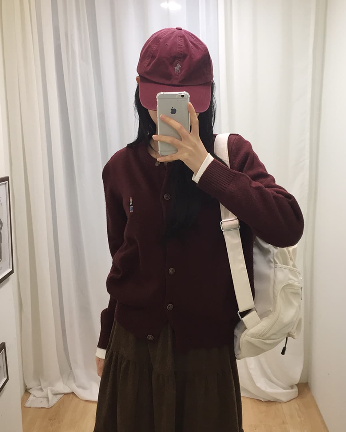 Women WHO.A.U Knit Cardigan S 상품이미지2