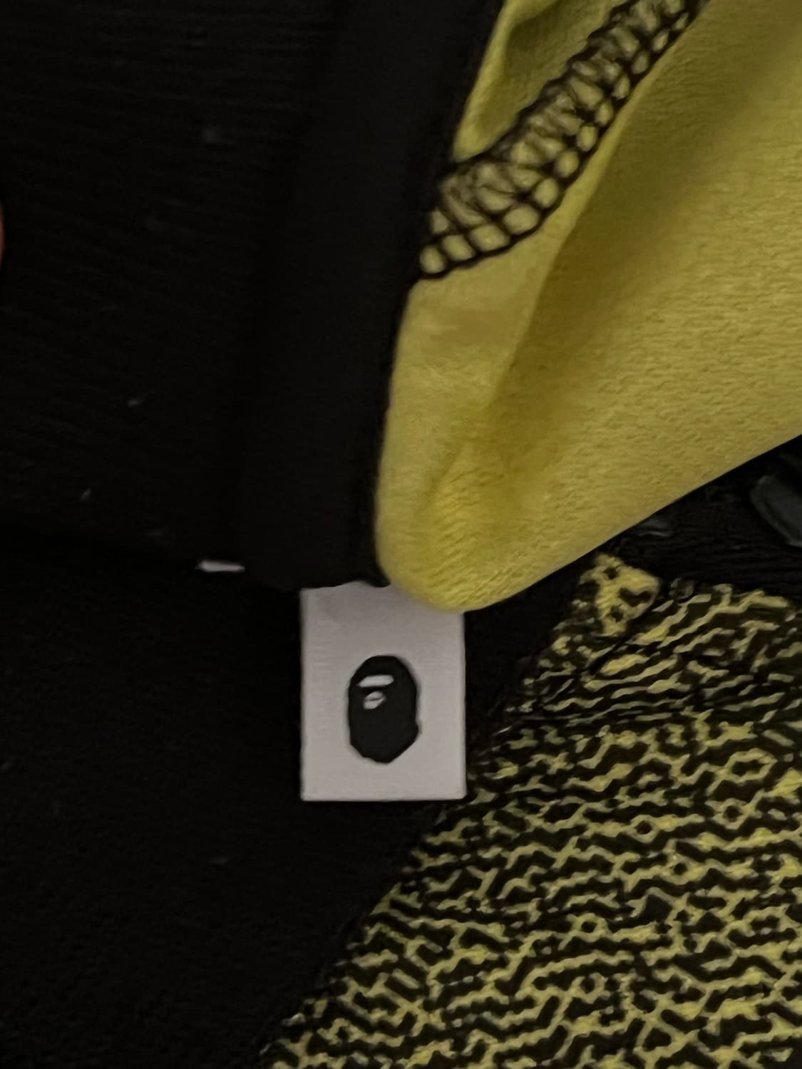 베이프 올 카모 패턴 반집업 반팔 셔츠 L 상품이미지3