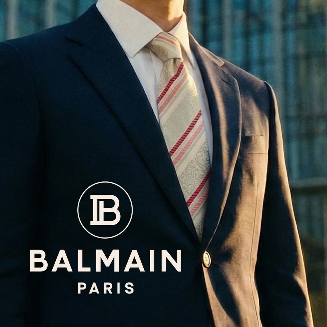 발망 실크 아이보리 레지멘탈 자카드 넥타이 9.1cm A등급 K1656
 상품이미지1