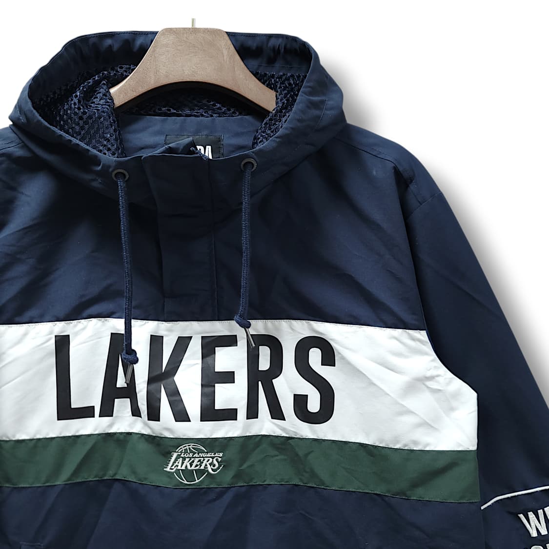 [L] NBA 로스앤젤레스 레이커스 바람막이 후드아노락 상품이미지4