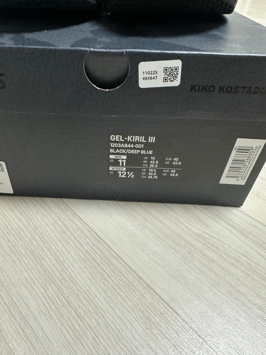 285) 아식스 젤키릴2 블랙 상품이미지3