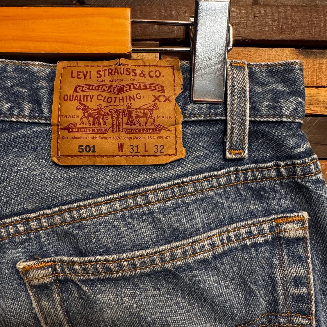 90s Levis 501 Denim Pants Made In USA 상품이미지9
