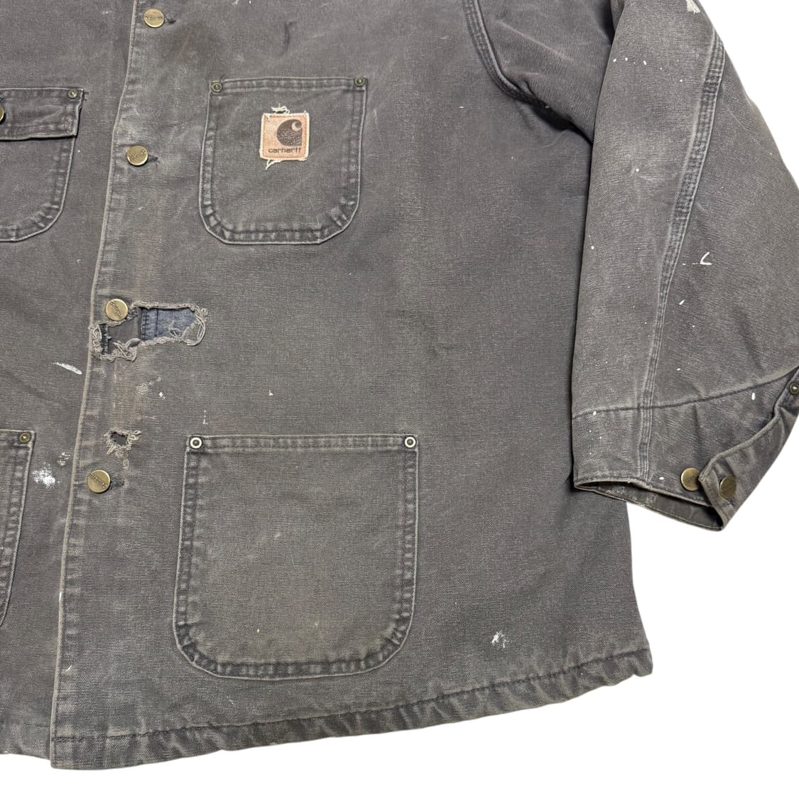 USA)빈티지 칼하트 초어자켓 모스그린 XXL 상품이미지7