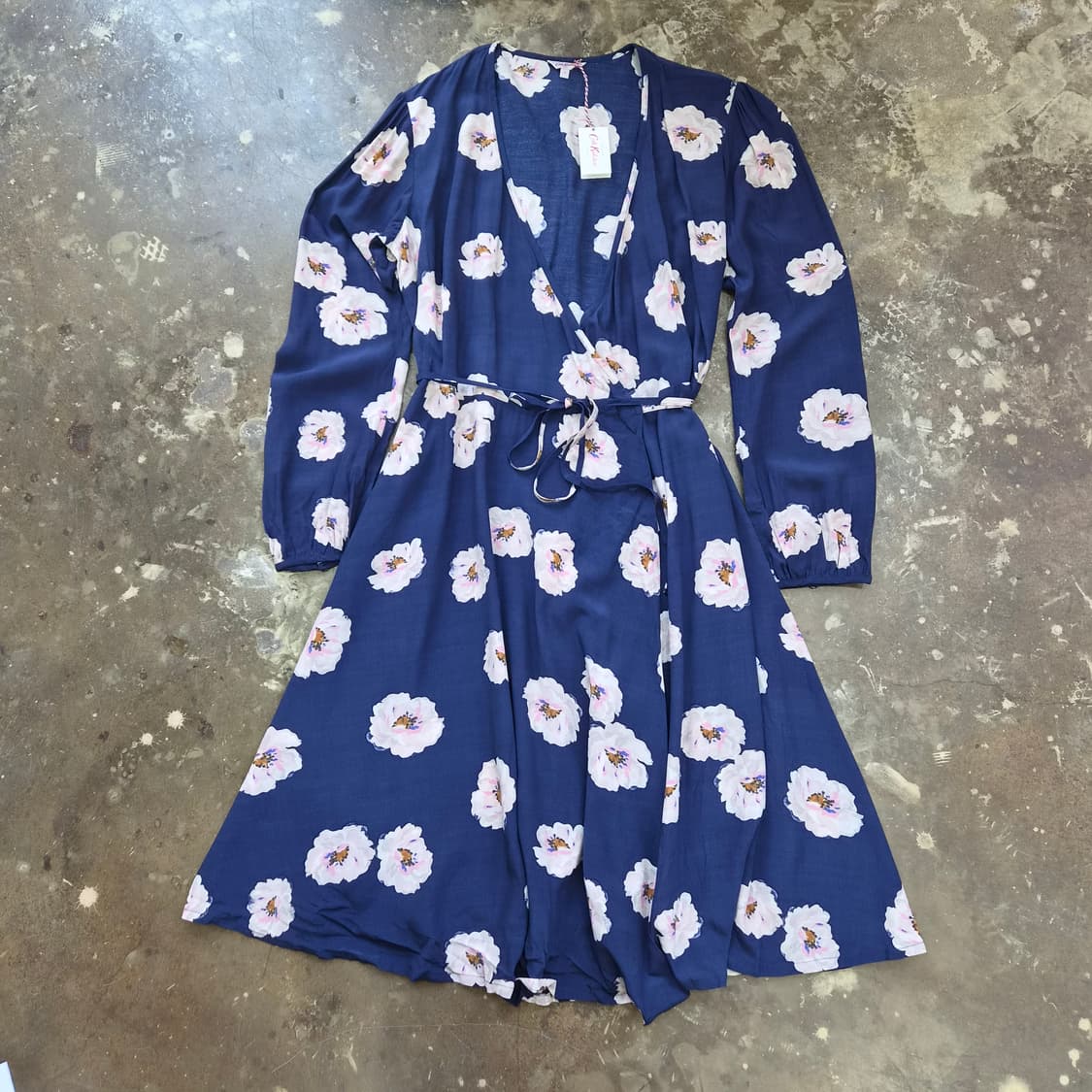 66) 새제품 캐스키드슨 플라워 랩 원피스 드레스 상품이미지2