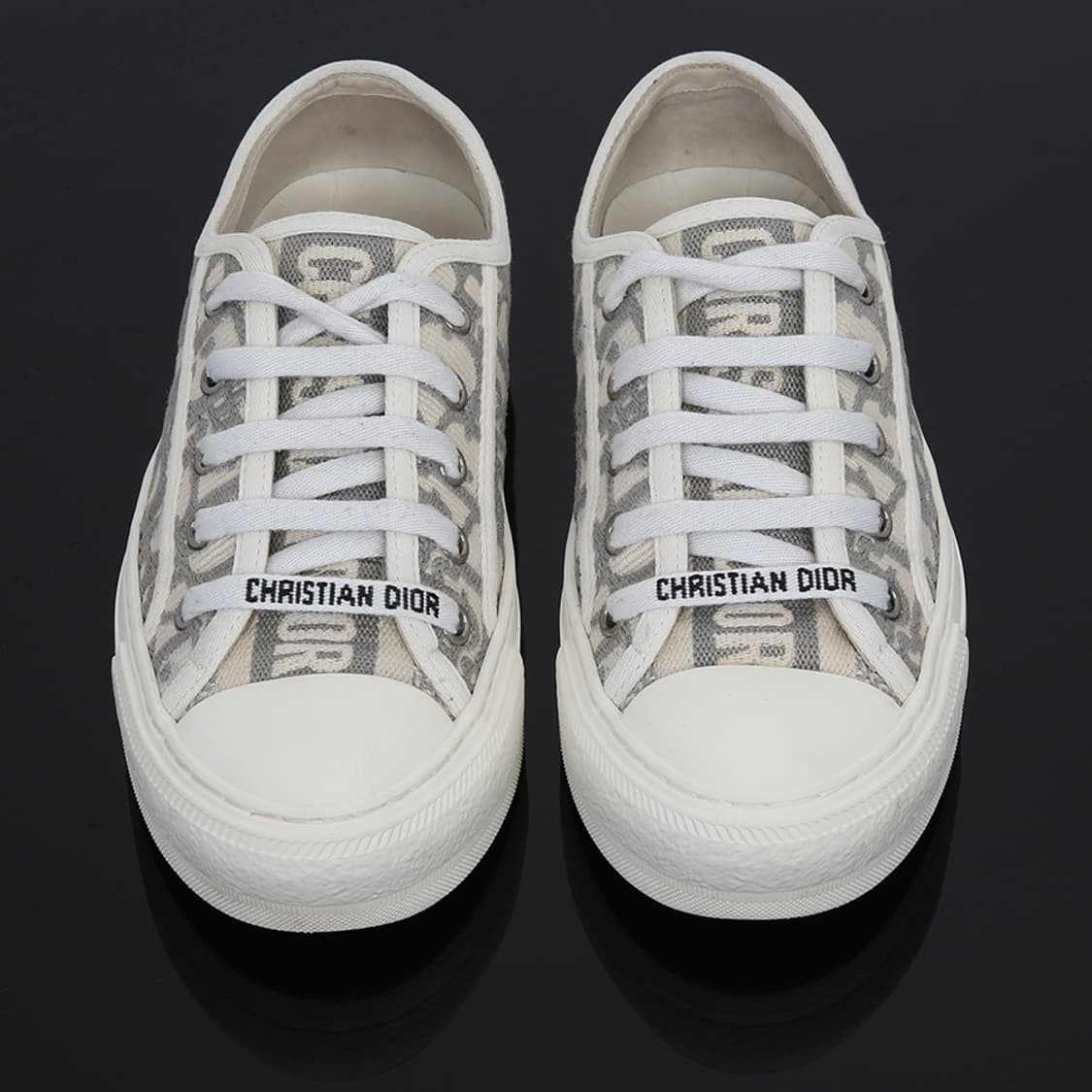 디올 오블리크 스니커즈 워크앤디올 슈즈 스톤 그레이 KCK211OBE 상품이미지9
