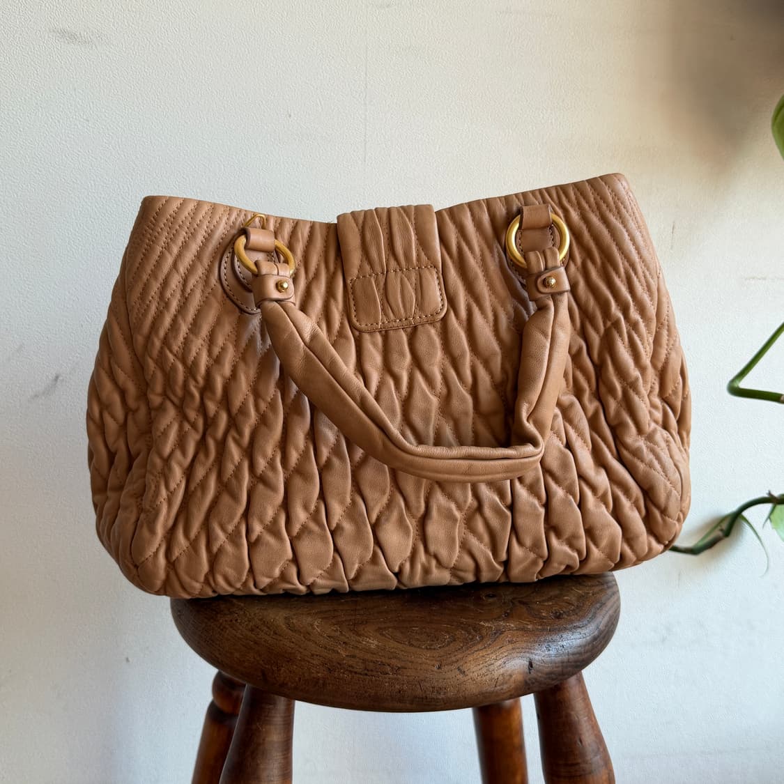 Nina Ricci Monica brown tote bag 상품이미지4