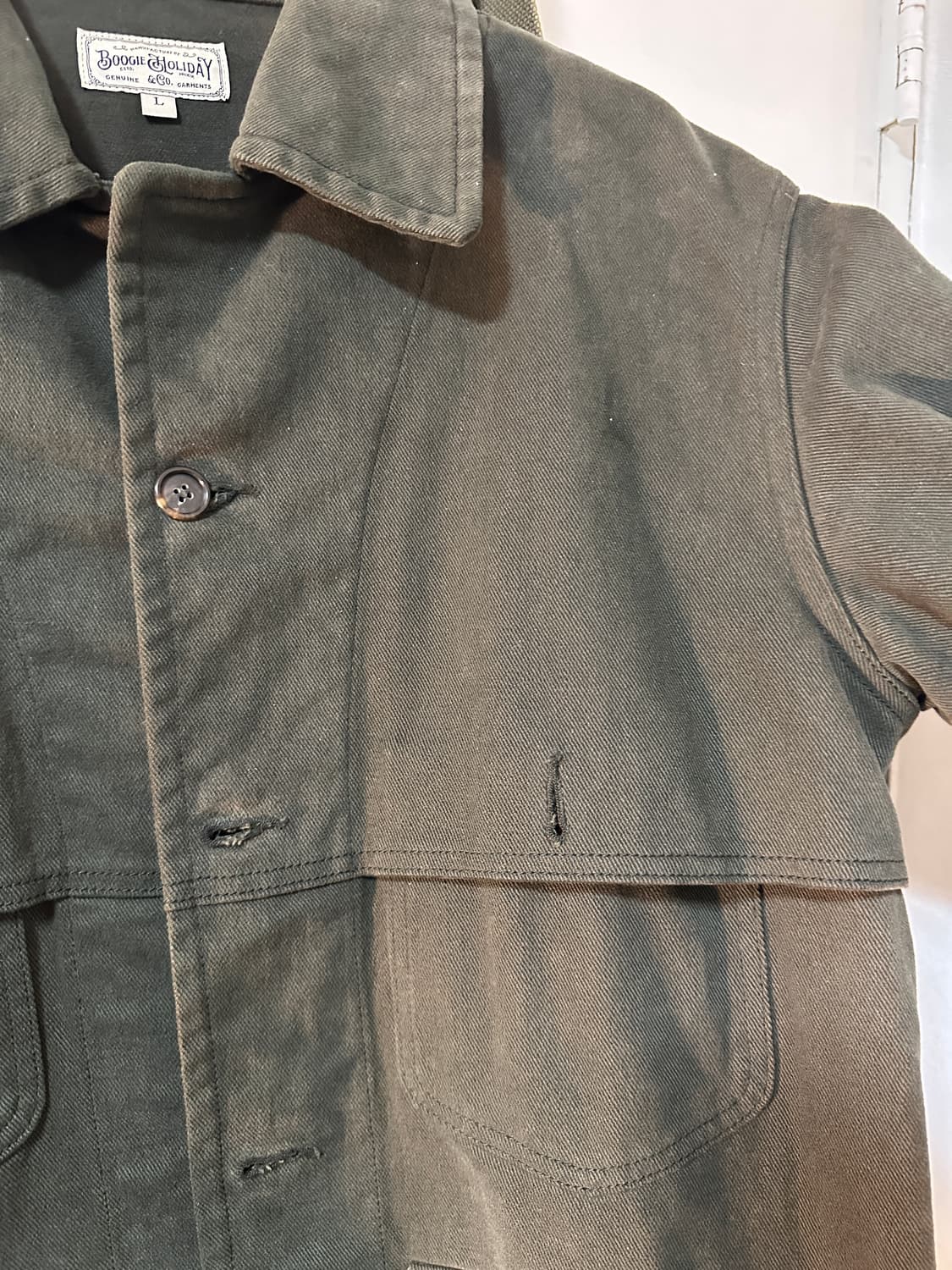 부기홀리데이 크루저 몰스킨 자켓 다크그린 (L) 상품이미지5