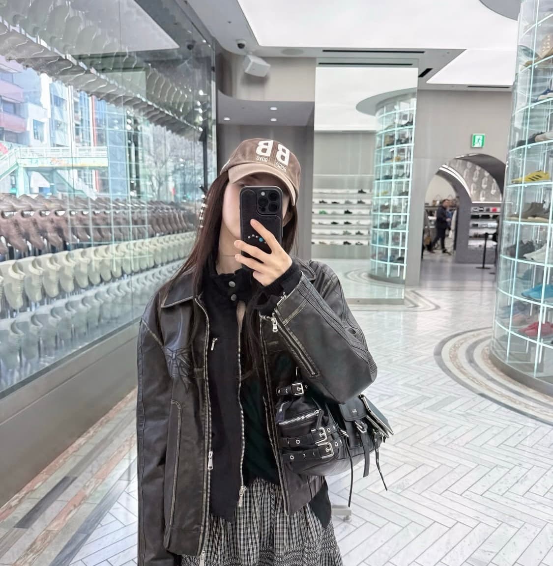 신시아님 착용) 보기보이즈 워시드 볼캡 브라운 상품이미지3