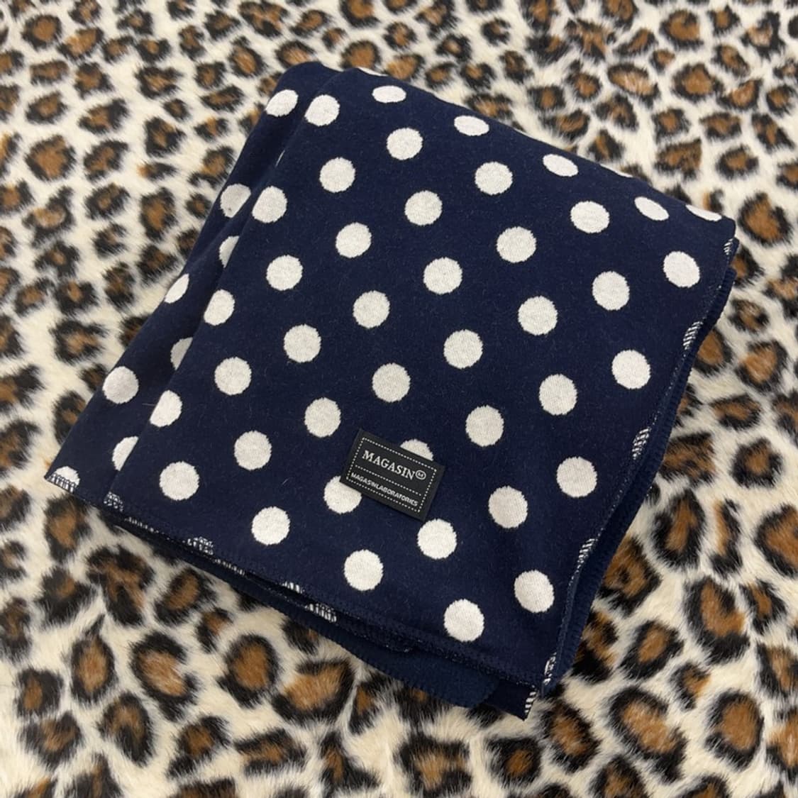 빈티지 러블리힙 모리 땡땡이 도트 목도리 머플러 C08837 상품이미지2