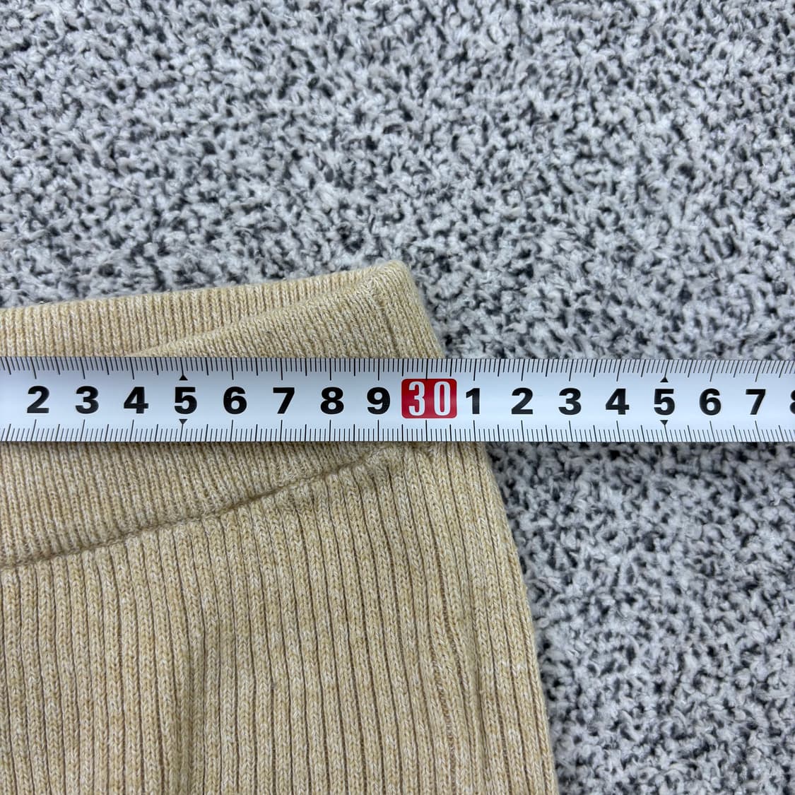 실측 캐시미어 플레어 부츠컷 바지 레깅스 0317J 상품이미지5