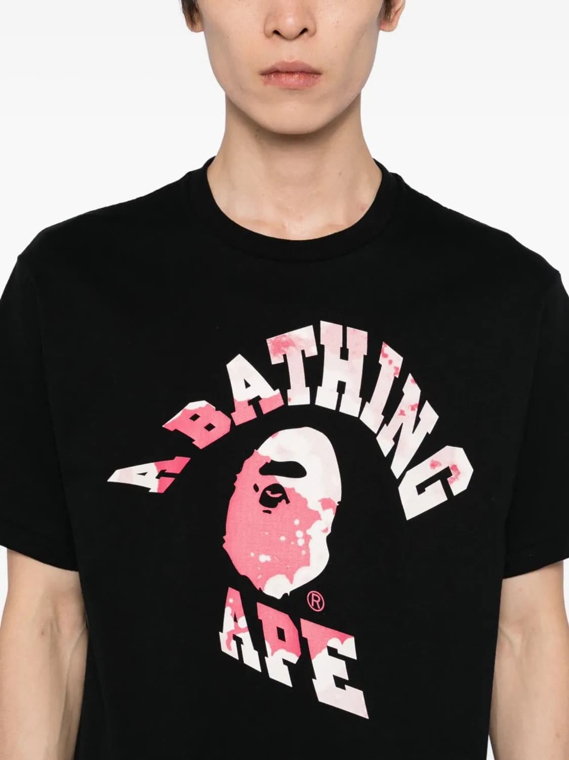 Bape 베이프 타이다이 트위스트 티셔츠 핑크 상품이미지3