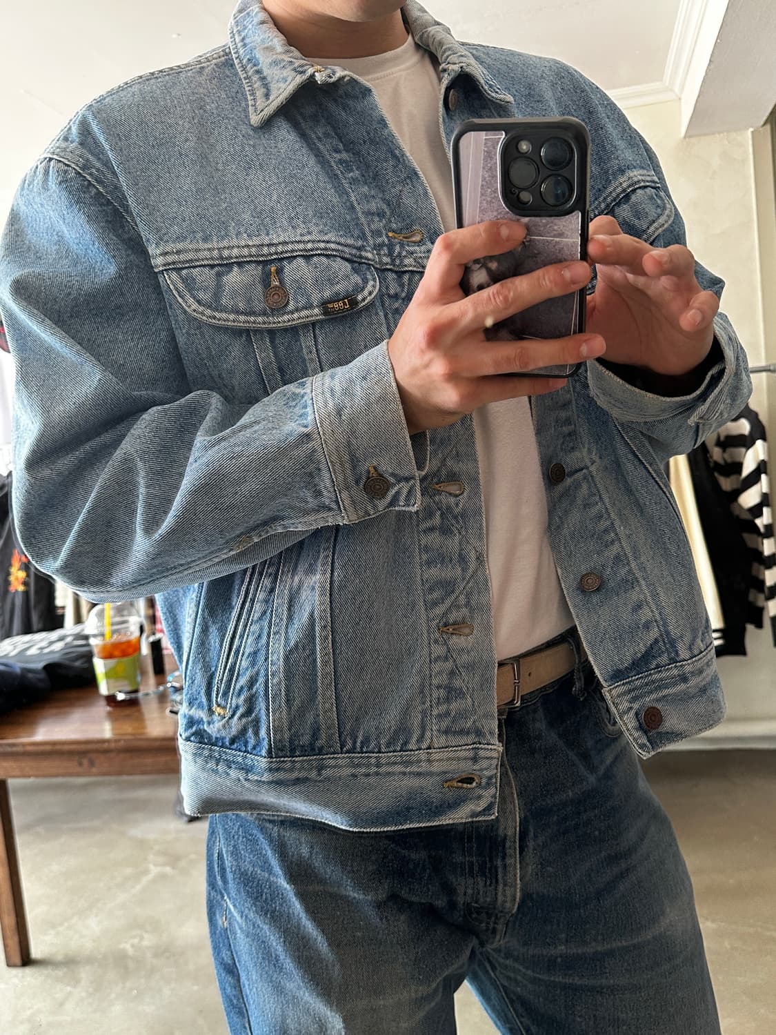 90s Lee 데님 클래식 트러커 자켓 상품이미지2