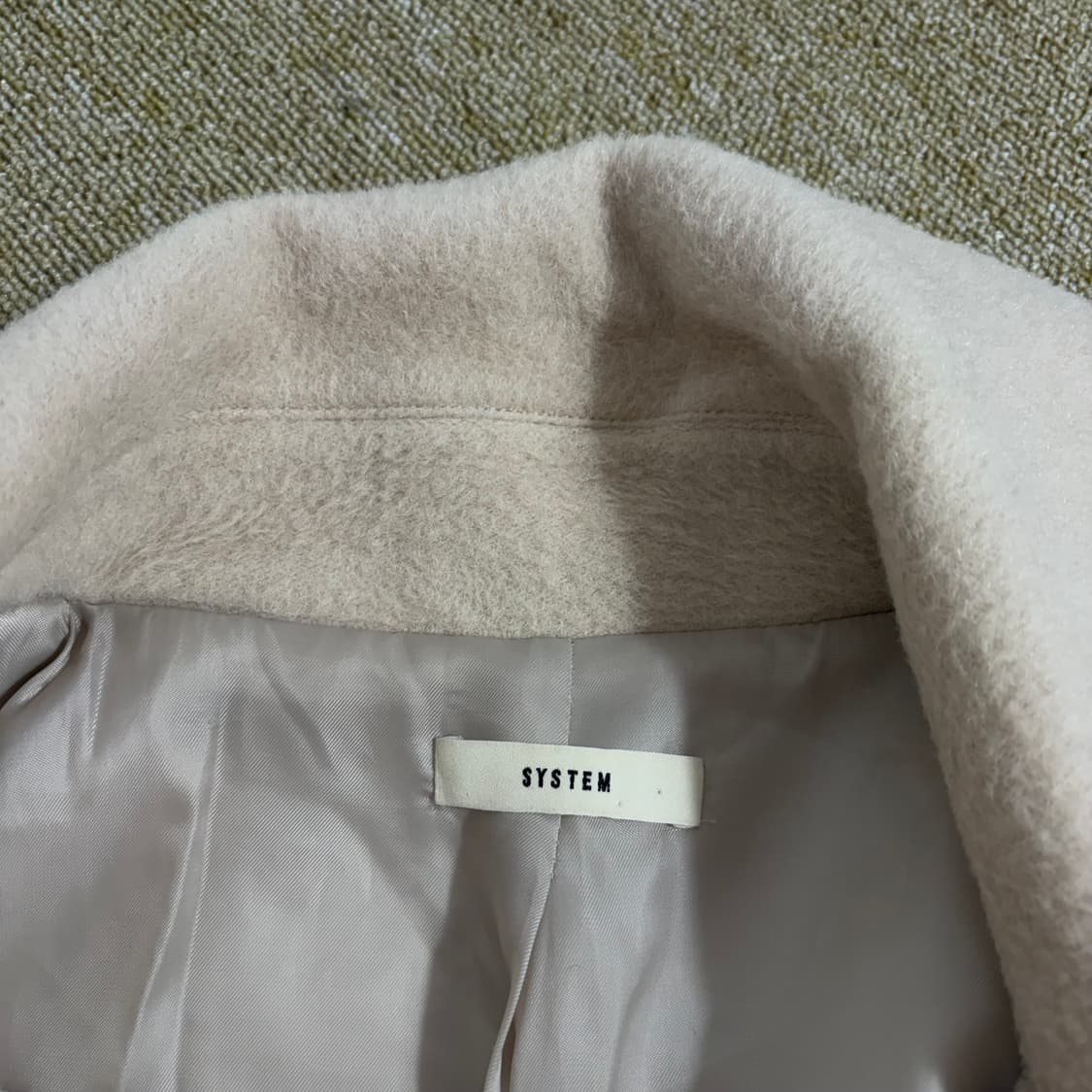 한섬)시스템 베이비 라마 울 롱코트(Free) 상품이미지4