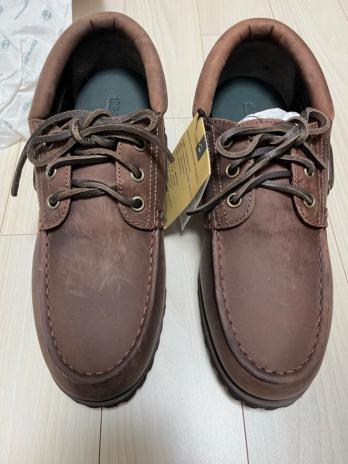 [250] 팀버랜드 x 디스이즈네버댓 3 아이 어센틱 보트 슈즈 새상품 상품이미지4