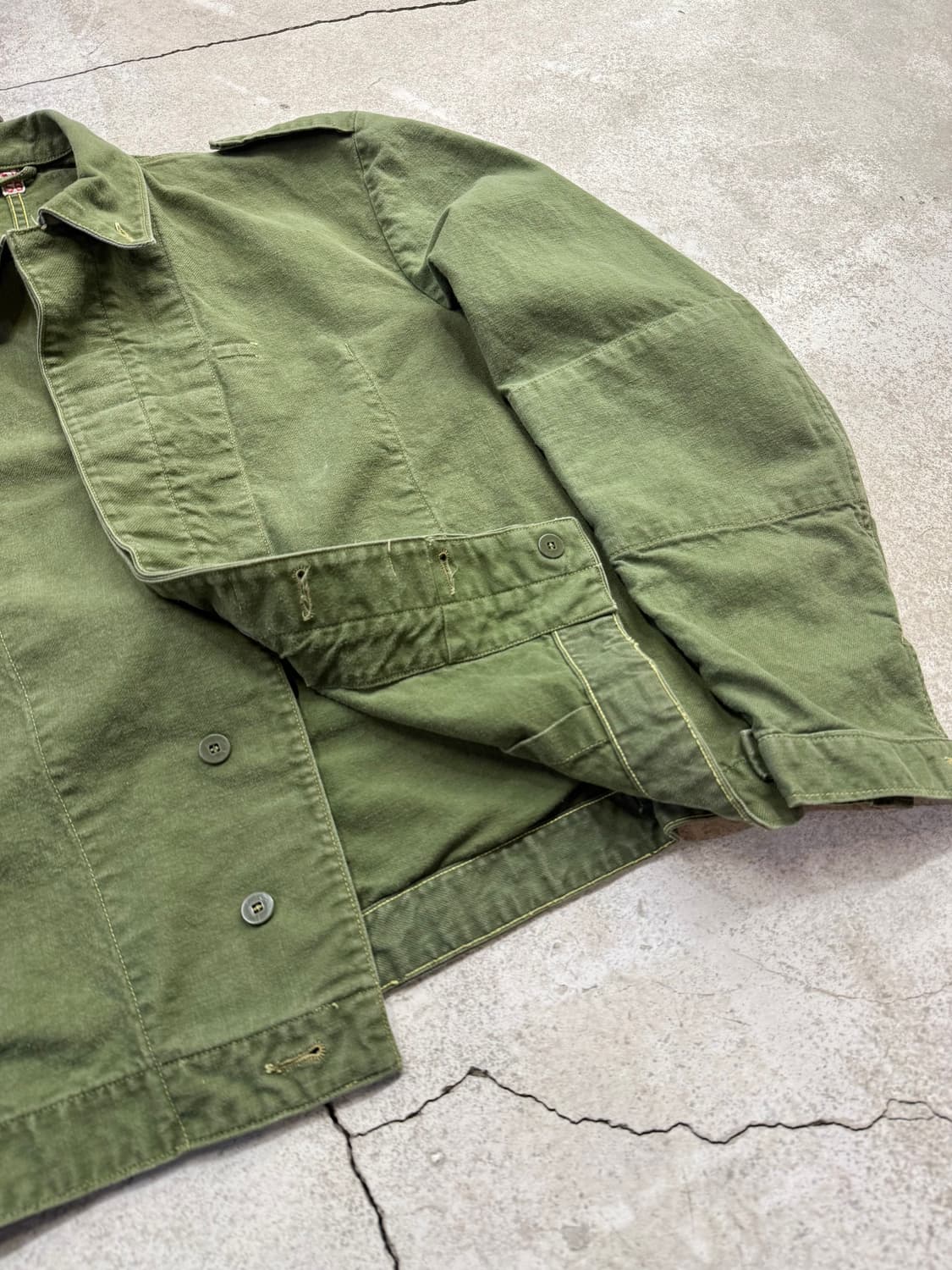 60s 스웨덴 밀리터리 미케닉 워크자켓 상품이미지4