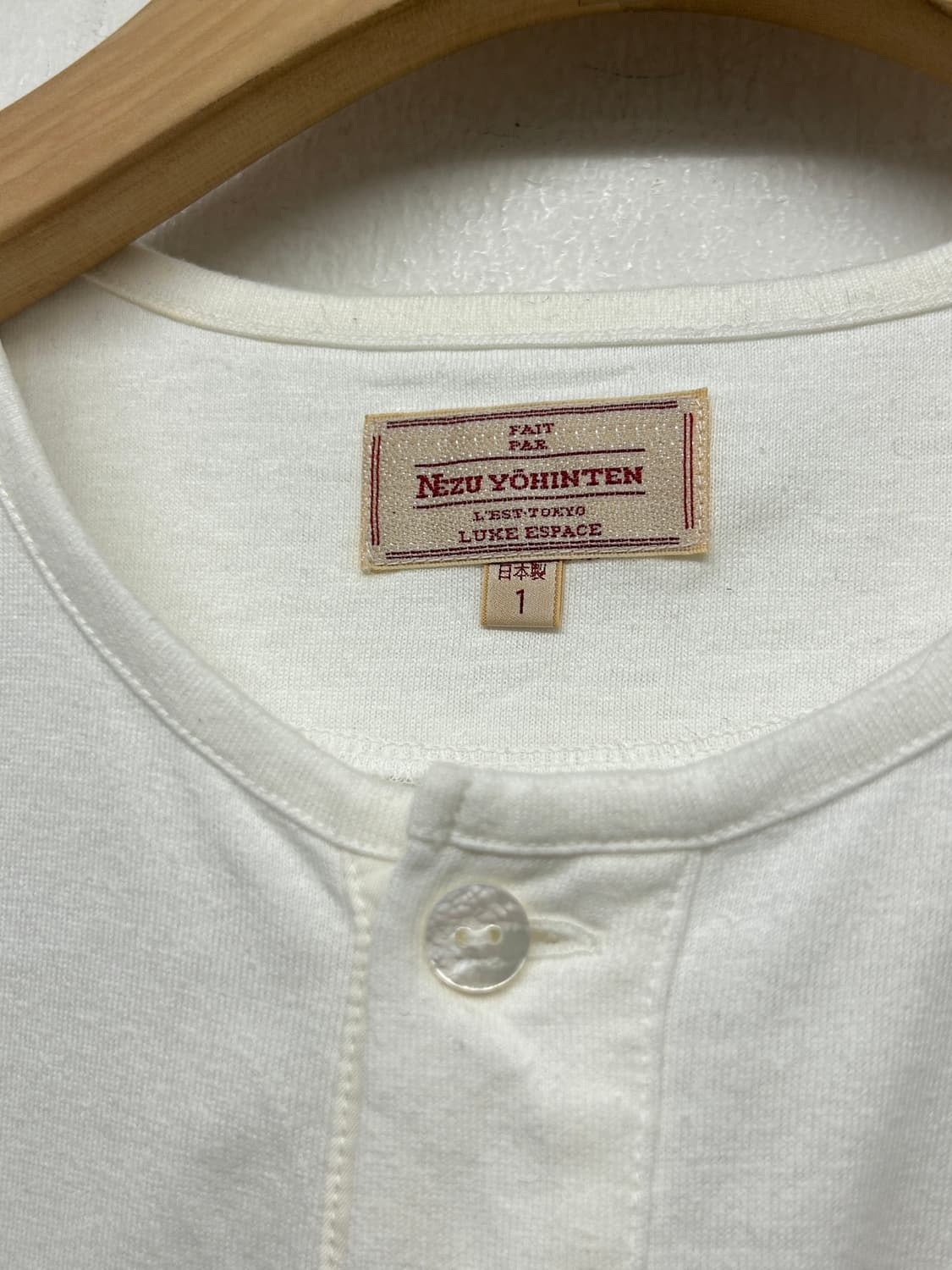 [JPN] 네즈요힌텐 Nezu Yohinten Henley T-Shirt 상품이미지6