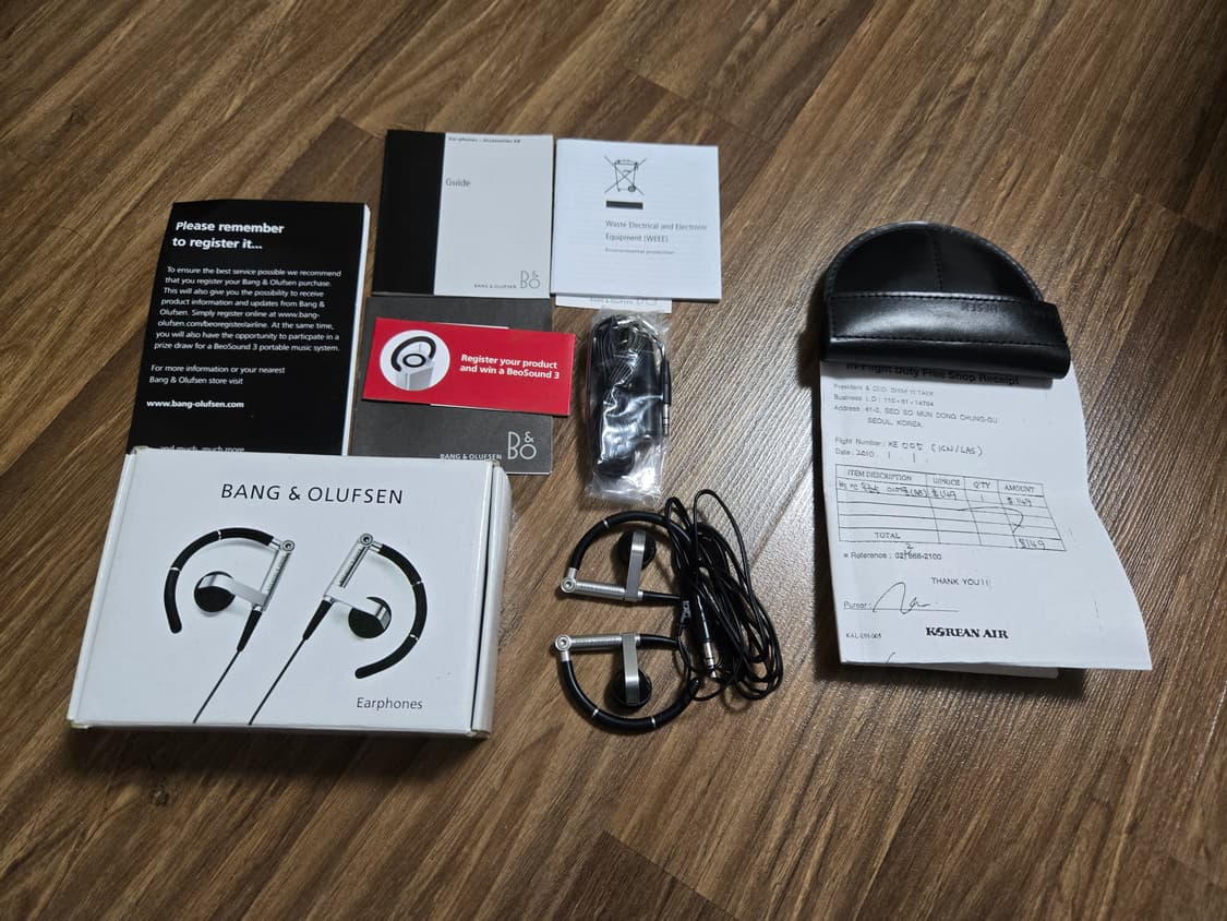 뱅앤올룹슨 B&O A8 유선 이어폰 상품이미지1