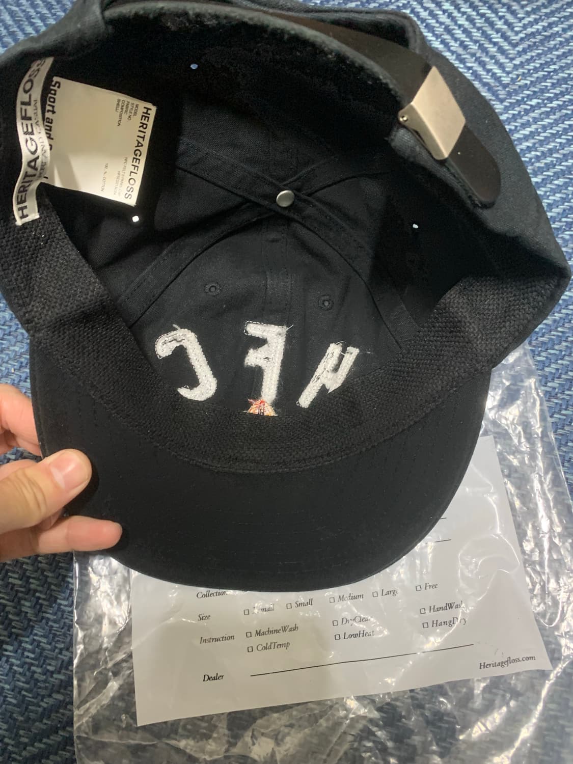 헤리티지플로스 hfc 모자 블랙 상품이미지2