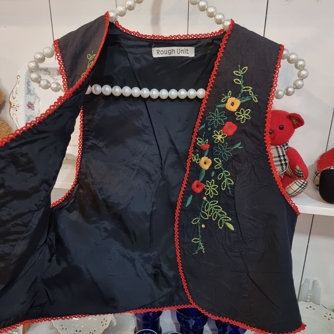 Rough Unit 빈티지 자수 베스트 조끼 상품이미지4