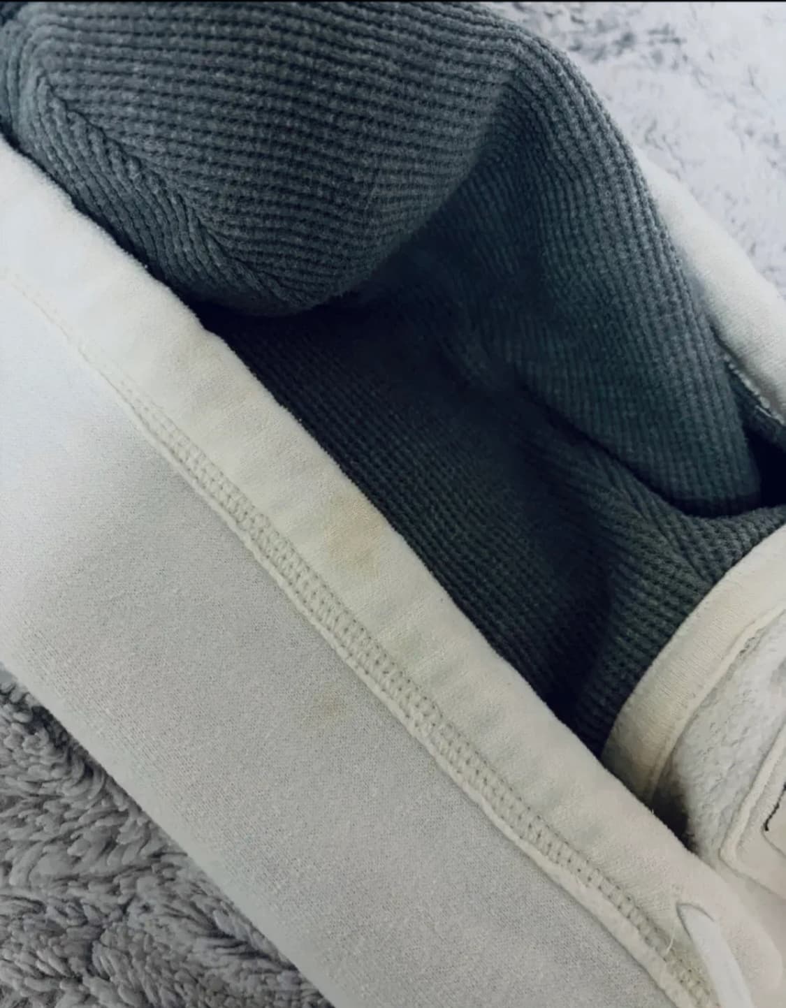 아베크롬비 화이트 딱붙핏 후드집업 상품이미지4