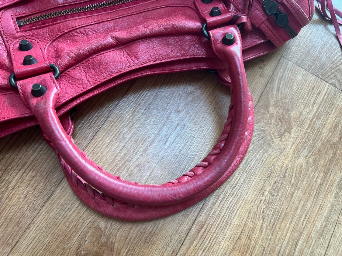 발렌시아가 모터백 가방 레드 상품이미지6