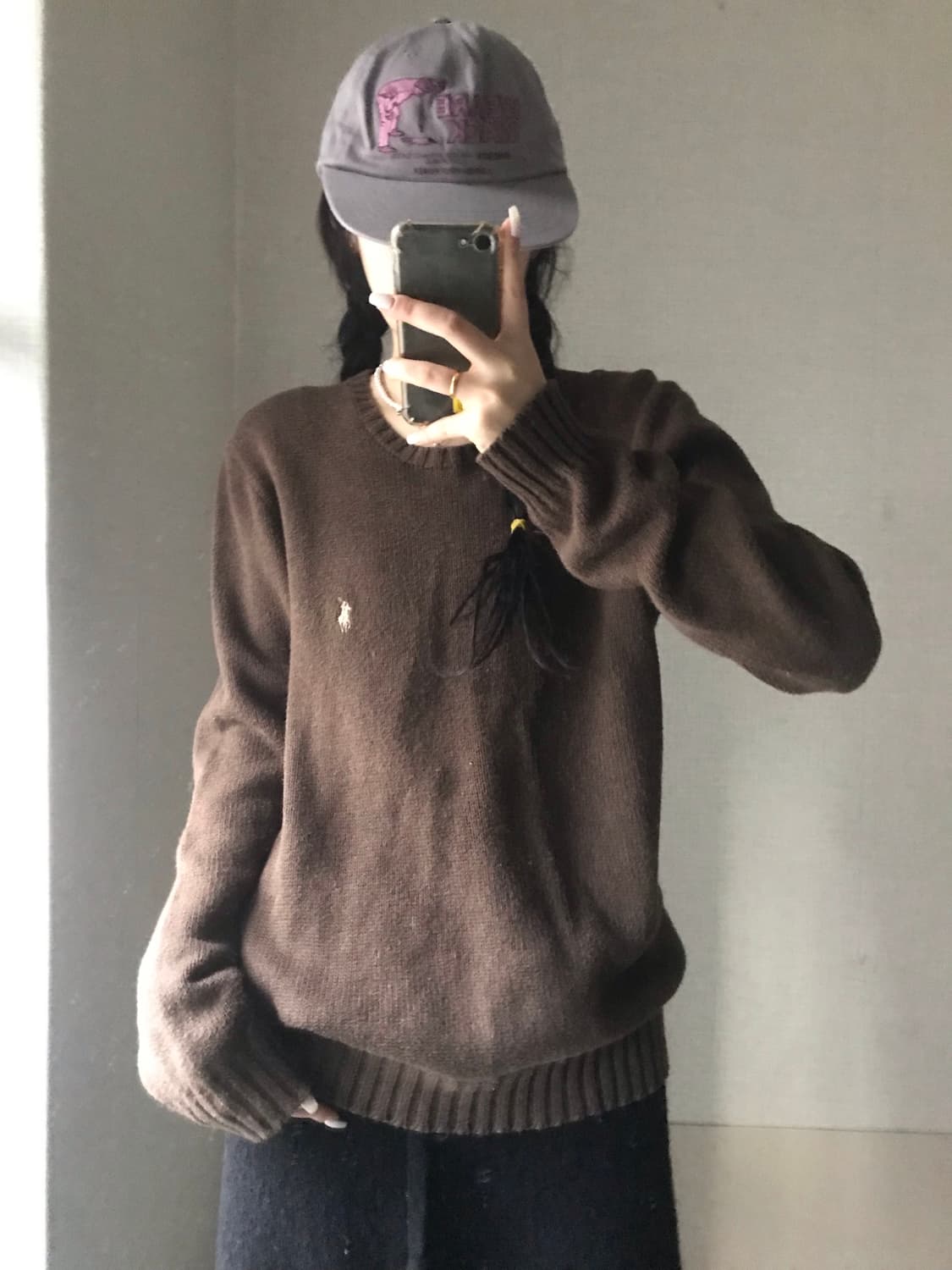 폴로 브라운 니트 상품이미지4